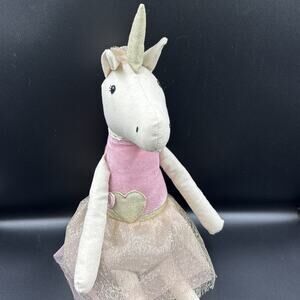 Loving Kindness Unicorn Ballerina Plush Shelf Sitter 27"